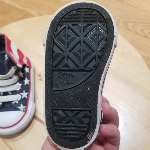 USA Flag toddler Converse All Star - Picture 8 of 13